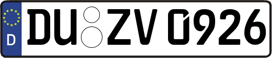 DU-ZV0926