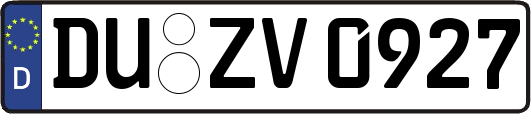 DU-ZV0927