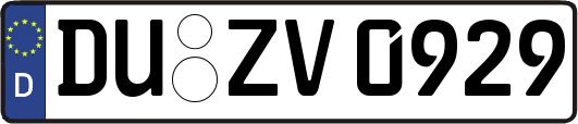 DU-ZV0929
