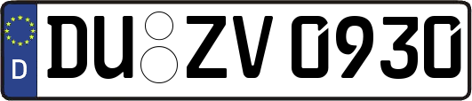 DU-ZV0930