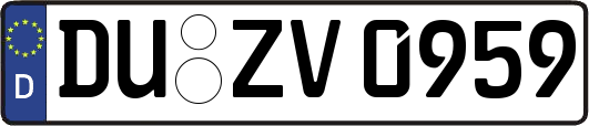 DU-ZV0959