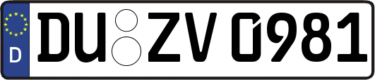 DU-ZV0981