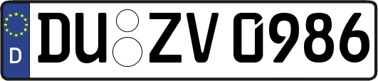 DU-ZV0986