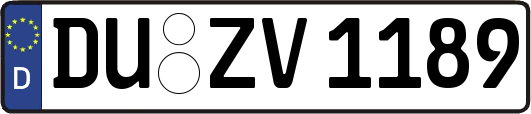 DU-ZV1189