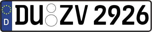 DU-ZV2926