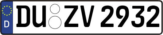 DU-ZV2932