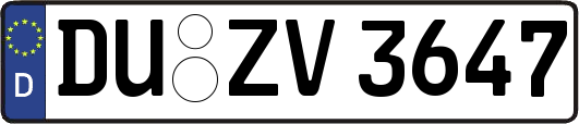DU-ZV3647