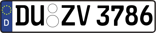 DU-ZV3786