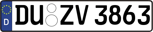 DU-ZV3863