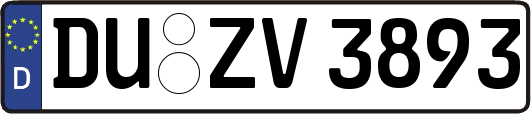 DU-ZV3893