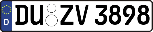 DU-ZV3898