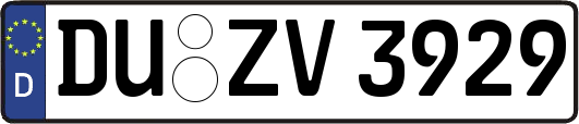 DU-ZV3929