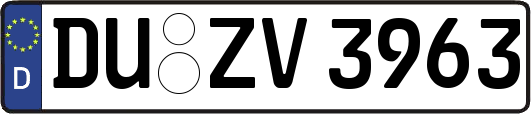 DU-ZV3963