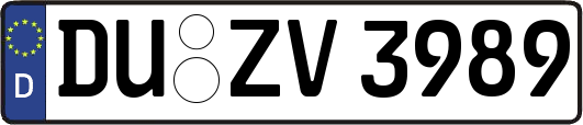 DU-ZV3989