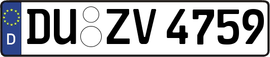 DU-ZV4759