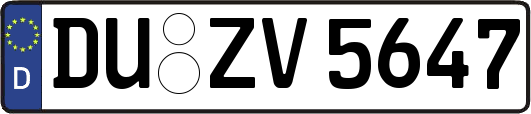 DU-ZV5647