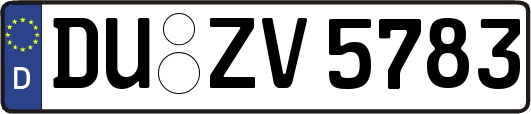 DU-ZV5783