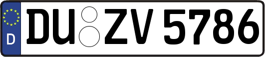 DU-ZV5786