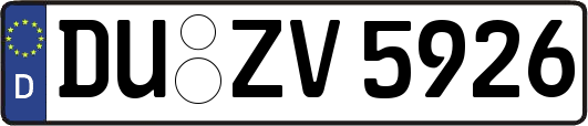 DU-ZV5926