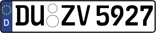 DU-ZV5927