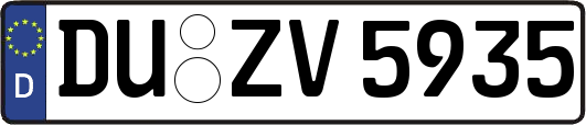 DU-ZV5935