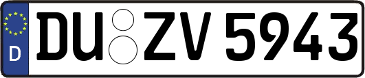 DU-ZV5943