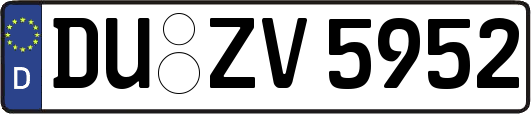 DU-ZV5952
