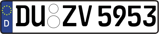 DU-ZV5953