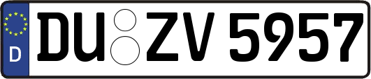 DU-ZV5957