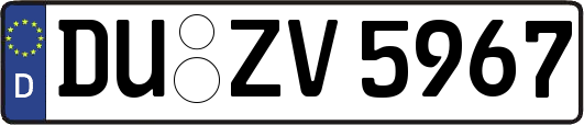 DU-ZV5967