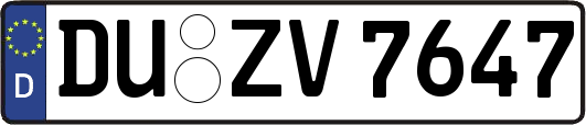 DU-ZV7647