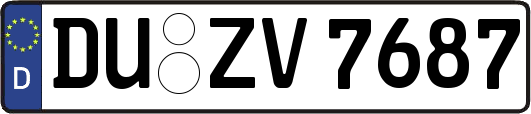 DU-ZV7687