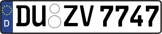 DU-ZV7747