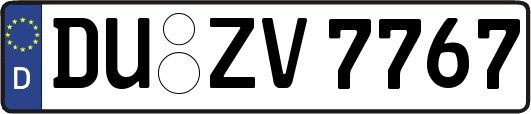 DU-ZV7767
