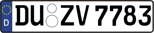 DU-ZV7783