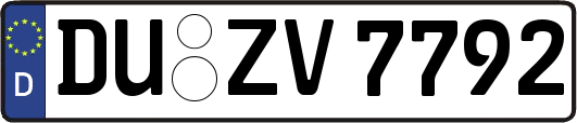 DU-ZV7792