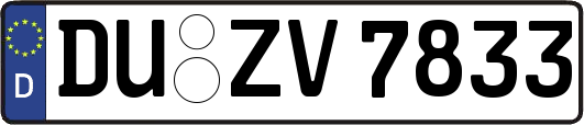 DU-ZV7833