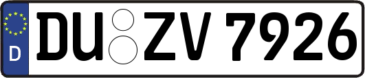 DU-ZV7926