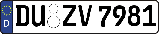 DU-ZV7981