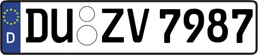 DU-ZV7987