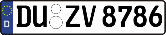 DU-ZV8786