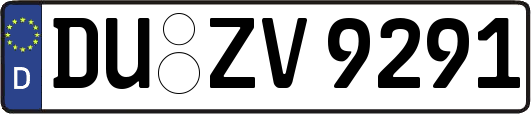 DU-ZV9291