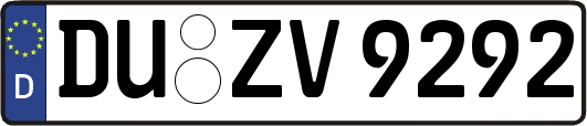 DU-ZV9292