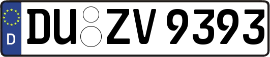 DU-ZV9393