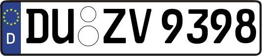 DU-ZV9398