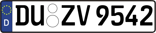DU-ZV9542