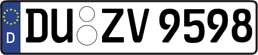 DU-ZV9598