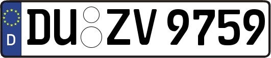 DU-ZV9759