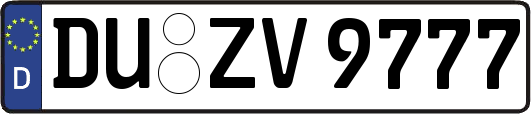 DU-ZV9777