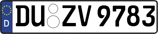 DU-ZV9783